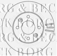 BORG & BECK bbd4528 -  Тормозной диск